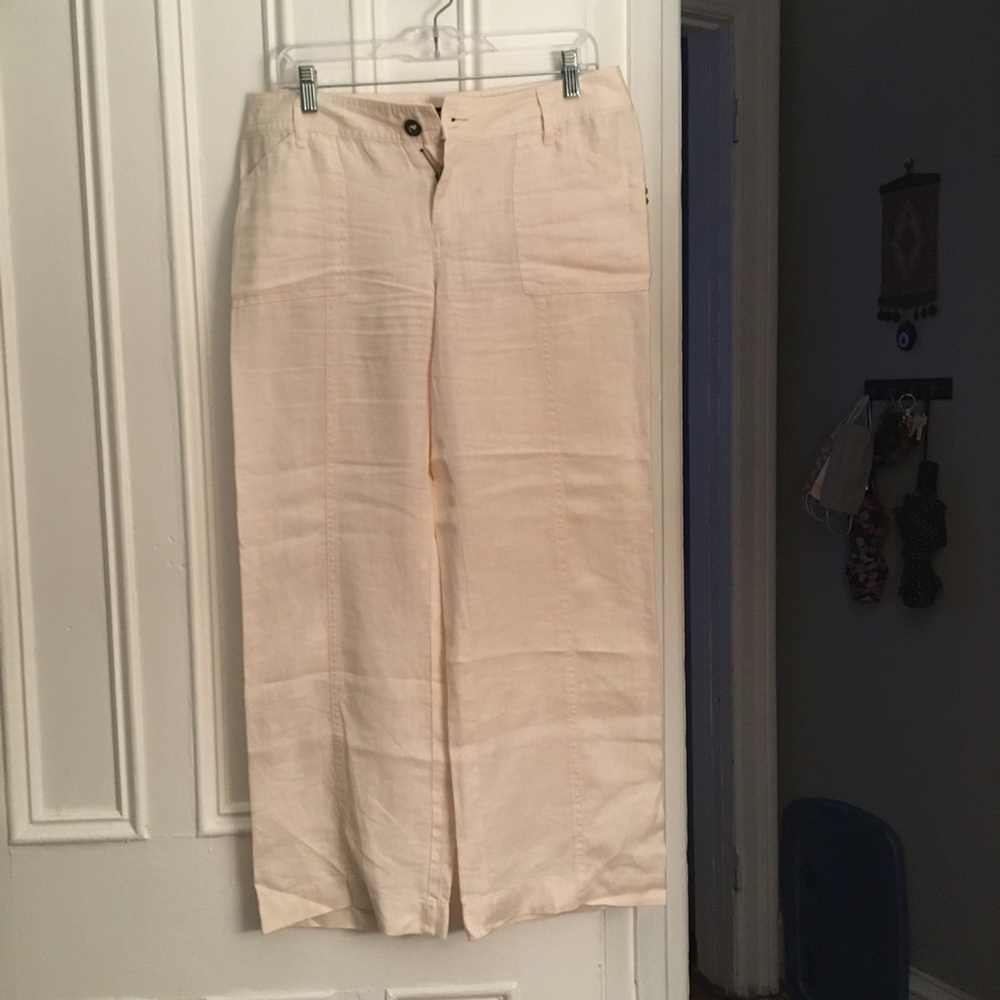 Wide Leg Linen Pants